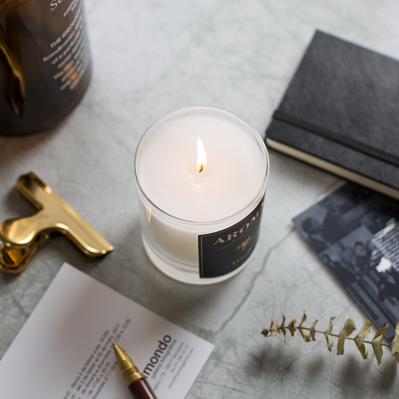 M&Scent prilagođena dekorativna luksuzna masažna svijeća privatne marke s mirisom sojinog voska