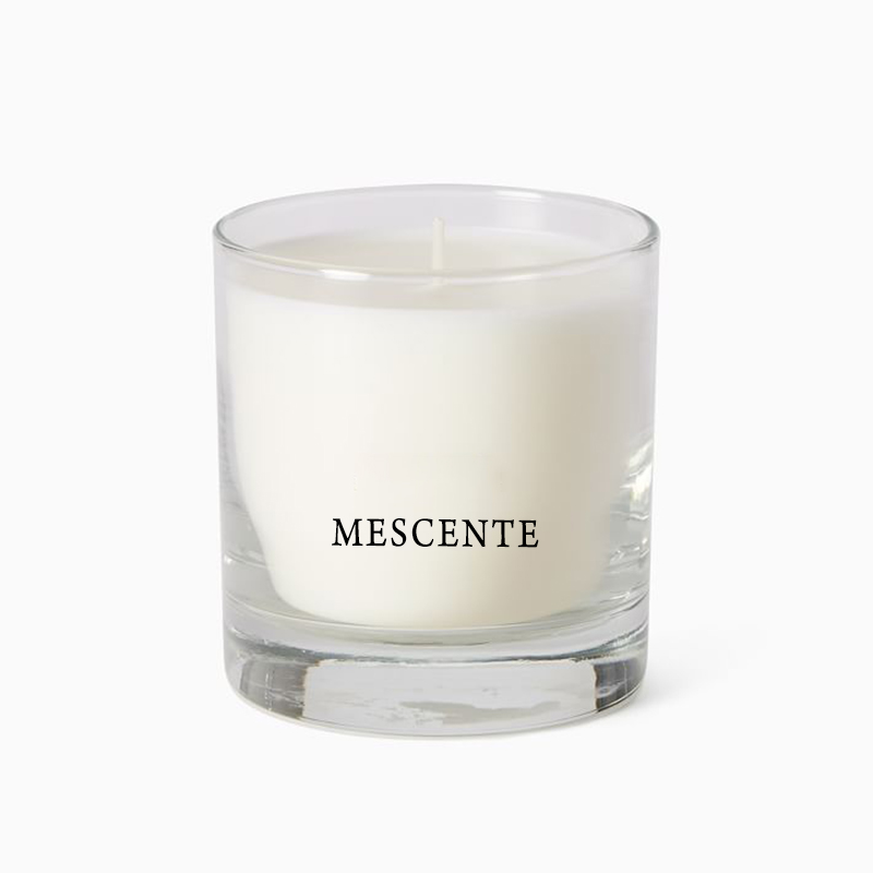 Prilagodite set mirisnih svijeća s poklopcem za kolač od suhog cvijeća Christmas White Barn