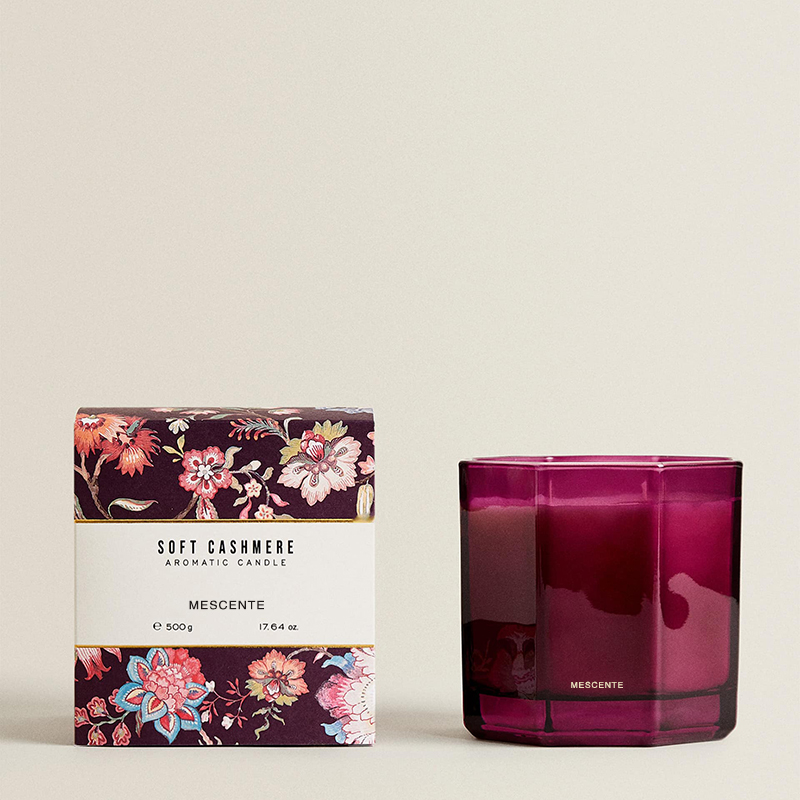 Luksuzne božićne mirisne svijeće M&Scent Aromarapijske svijeće od sojinog voska u crnoj staklenoj kutiji