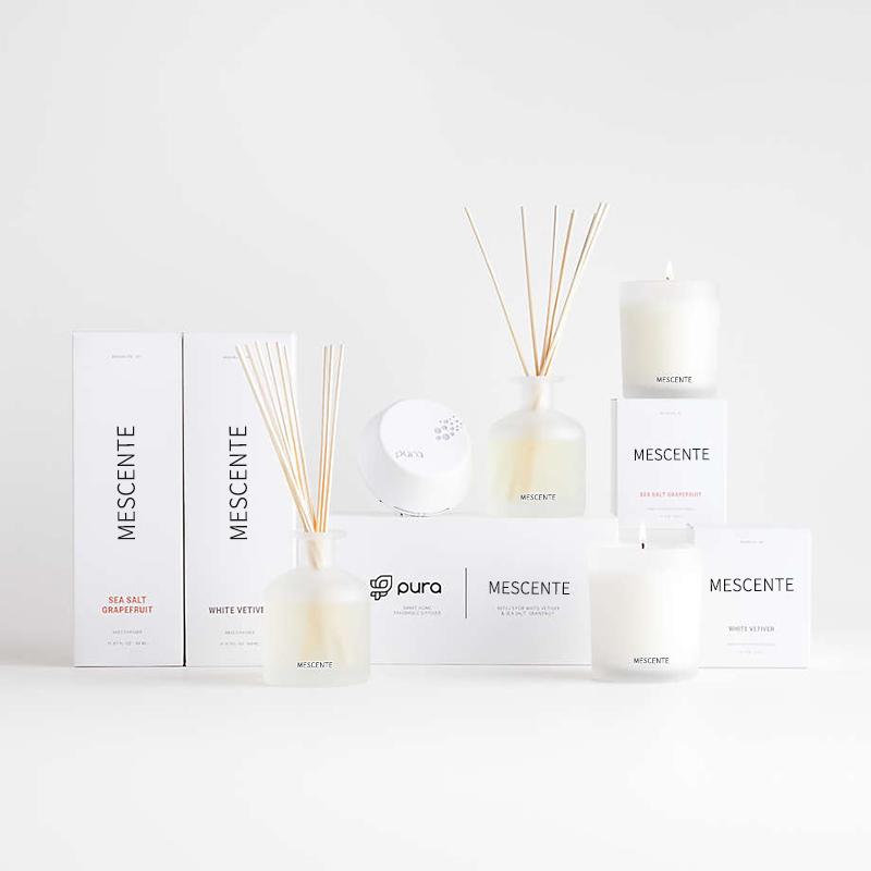 M&Scent luksuzna privatna marka ljubičaste boje aroma reed difuzor poklon set s kutijom