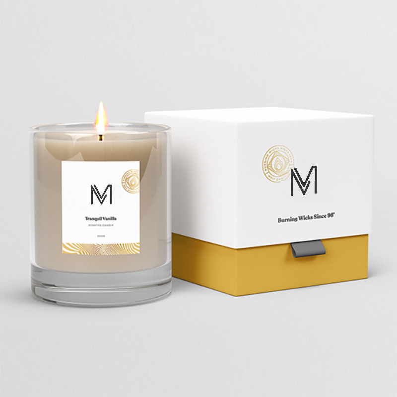 M&Scent veleprodajna tvornica izravno luksuznih privatnih marki mirisnih svijeća od sojinog voska s kutijom u rinfuzi