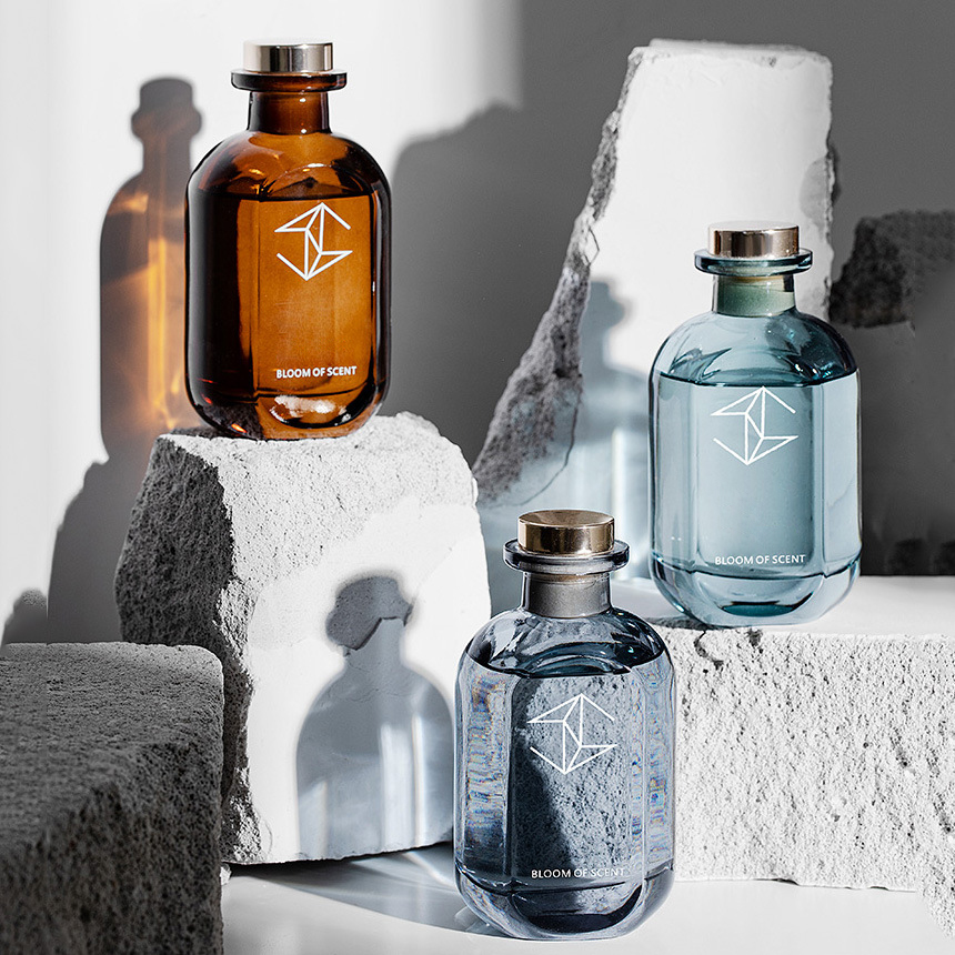 M&Scent 500ml božićni kristalni difuzor od trske poklon set, kućni difuzor od trske