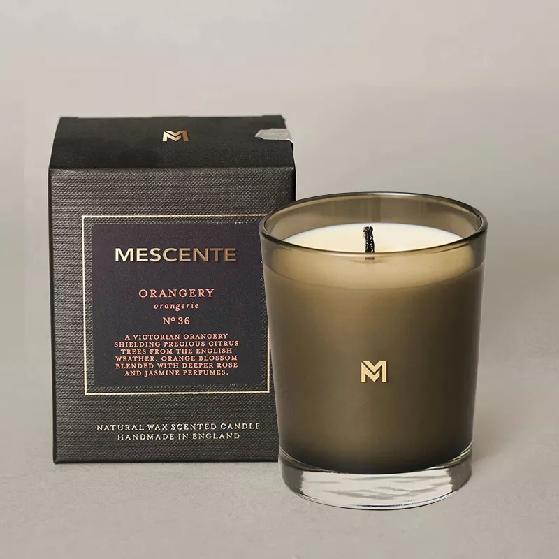 M&Scent veleprodaja novih luksuznih prilagođenih božićnih kristalnih staklenki Kerzen mirisne sojine svijeće s poklopcem