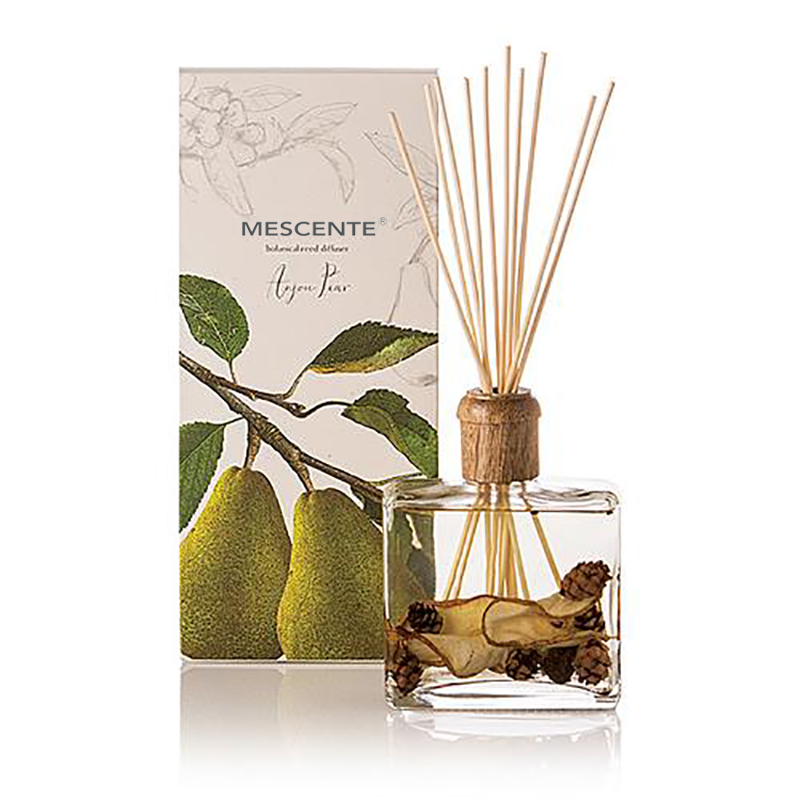 Veleprodaja visokokvalitetnih luksuznih privatnih robnih marki Flower Sola Wood Aroma Reed difuzor s kutijom