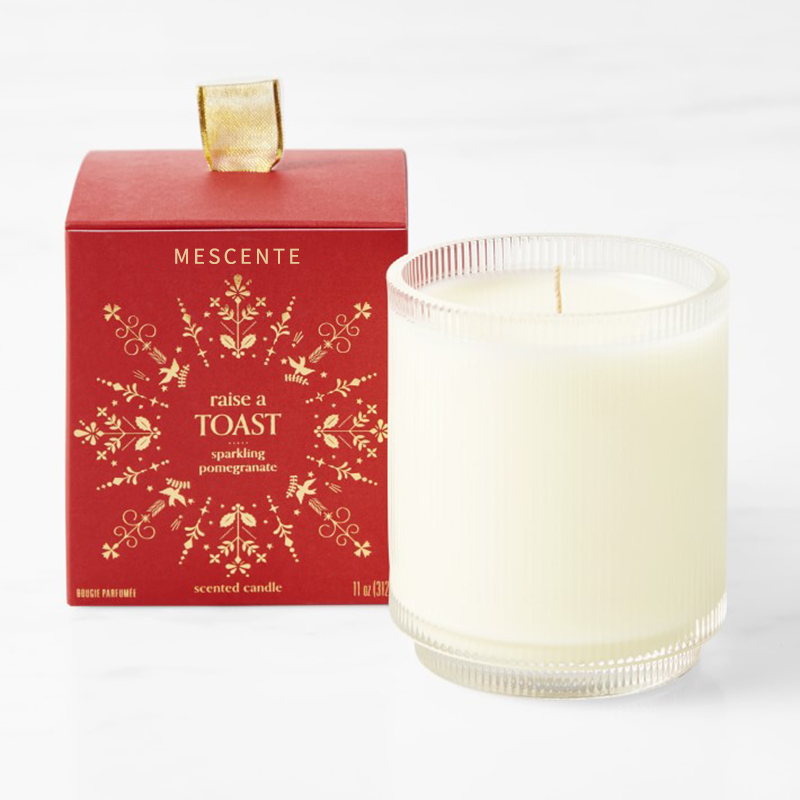 M&Scent Custom Made Logo Domaće organske čistoće mirisne sojine svijeće privatne marke u staklenoj posudi