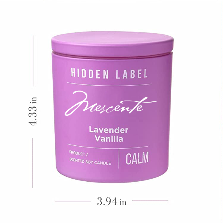 M&Scent veleprodaja luksuznih crnih staklenki s mirisom sojinog voska s kristalima u luksuznim privatnim markama