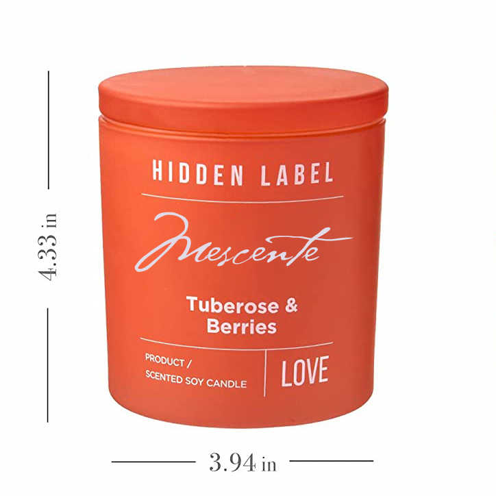 M&Scent veleprodaja luksuznih crnih staklenki s mirisom sojinog voska s kristalima u luksuznim privatnim markama