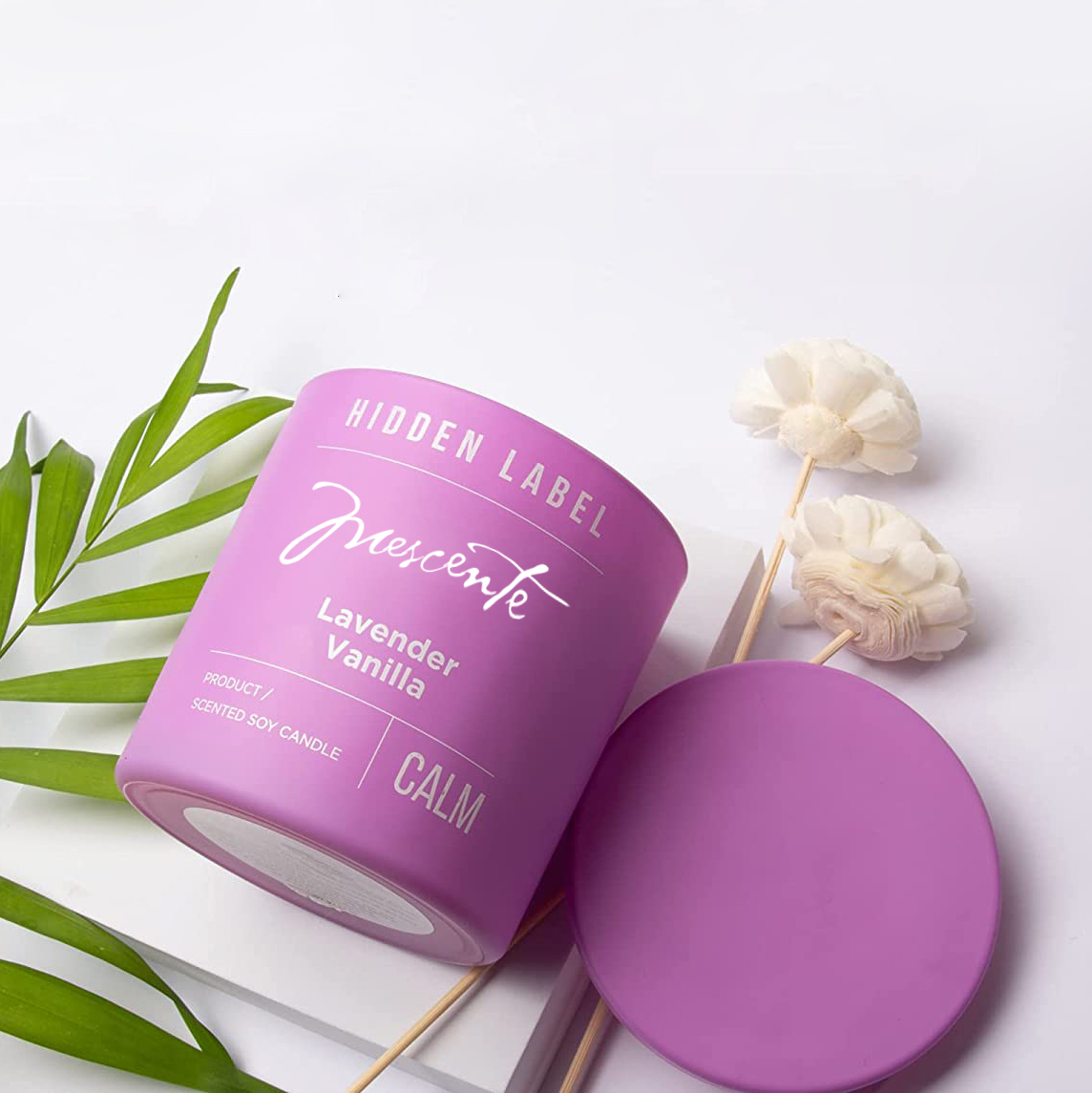 M&Scent veleprodaja luksuznih crnih staklenki s mirisom sojinog voska s kristalima u luksuznim privatnim markama
