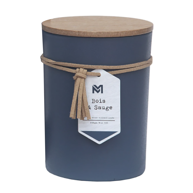 M&S miris Veleprodaja Private Label Wood Lid Aromatherapy Scent Poklon svijeće od sojinog voska u staklenoj posudi