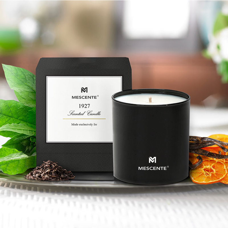 M&S mirisne veleprodajne luksuzne kromirane muške aromaterapijske svijeće privatne marke 22 oz s kristalima iznutra