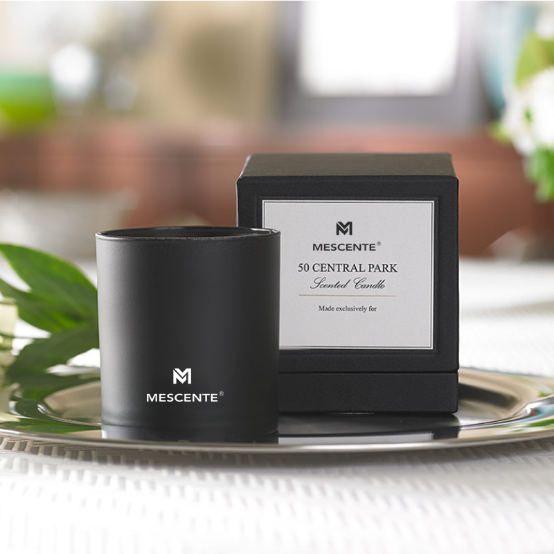 M&S mirisne veleprodajne luksuzne kromirane muške aromaterapijske svijeće privatne marke 22 oz s kristalima iznutra