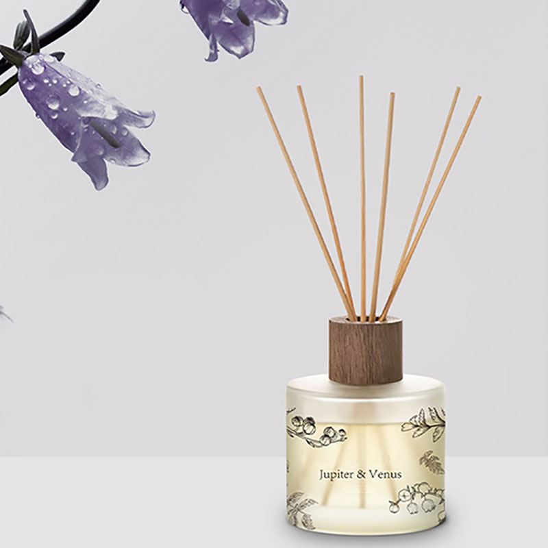 M&Scent veleprodajni luksuzni prilagođeni ukrasni jantarni staklo bez vatre Jedinstveni prozirni raspršivač cvjetne arome od trske