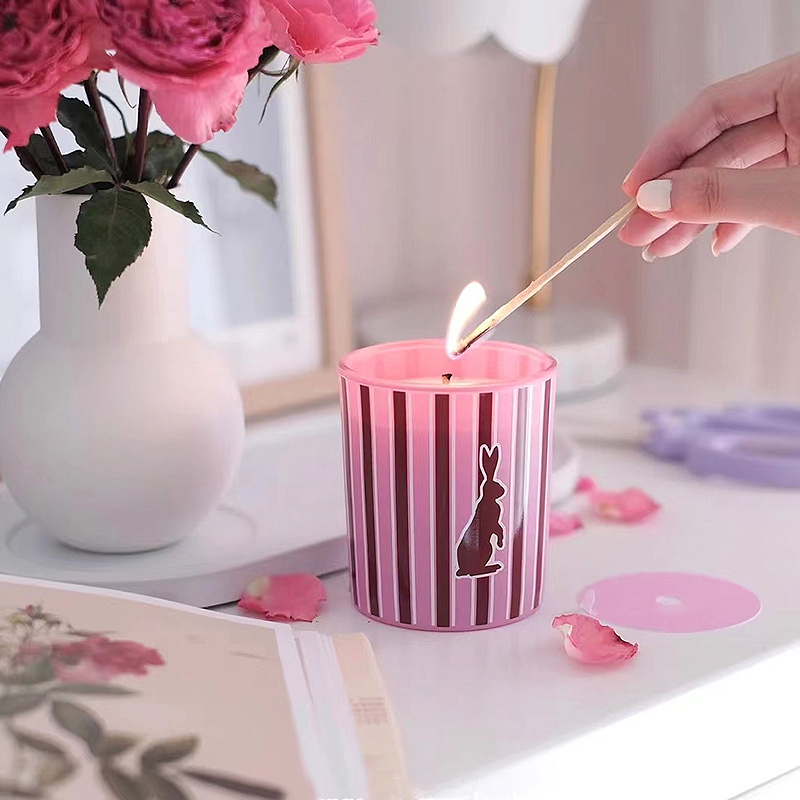 M&Scent veleprodaja prilagođenih luksuznih kućnih staklenih posuda s mirisnim svijećama od sojinog voska