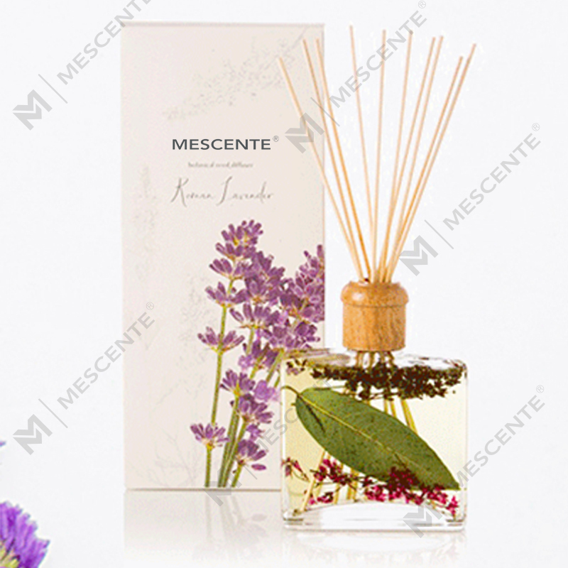 Veleprodajni visokokvalitetni luksuzni raspršivač s kutijom privatne robne marke Flower Sola Wood Aroma Reed