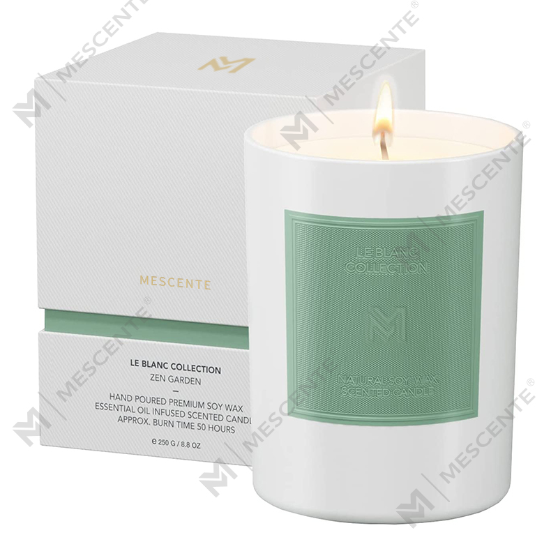 M&Scent veleprodaja prilagođenih luksuznih crnih staklenih posuda za Božićnu aromaterapiju, setovi svijeća od sojinog voska
