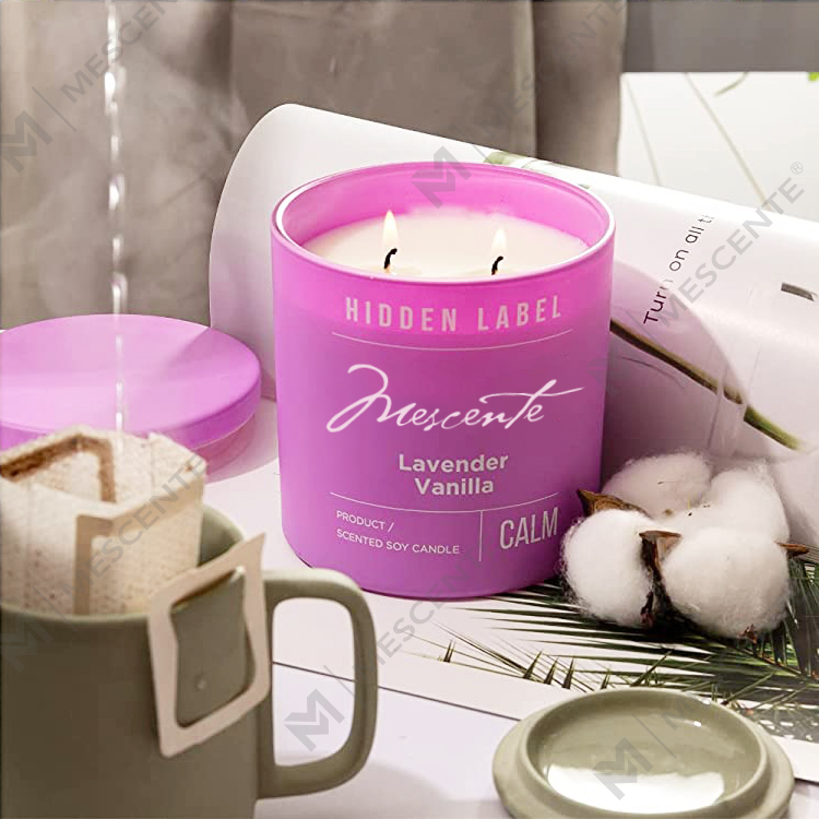 M&Scent veleprodaja luksuznih privatnih marki, crne staklenke, mirisne svijeće od sojinog voska s kristalima
