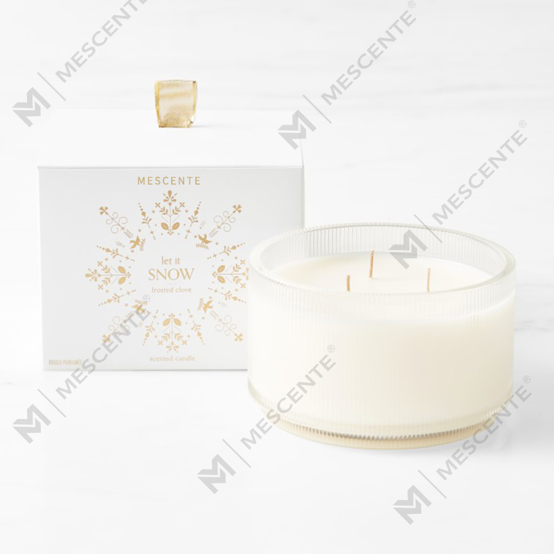 M&Scent Custom Made Logo Domaće organske čistoće mirisne sojine svijeće privatne marke u staklenoj posudi