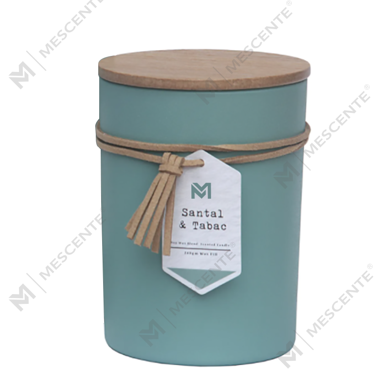 M&S miris Veleprodaja Private Label Wood Lid Aromatherapy Scent Poklon svijeća od sojinog voska u staklenoj posudi