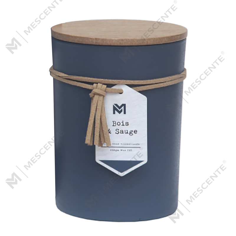 M&S miris Veleprodaja Private Label Wood Lid Aromatherapy Scent Poklon svijeća od sojinog voska u staklenoj posudi