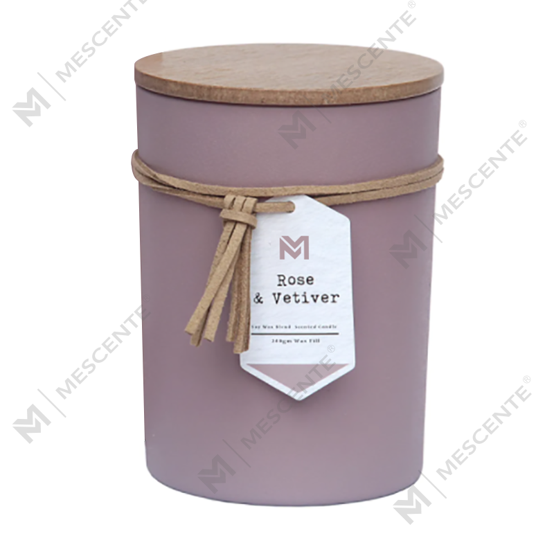 M&S miris Veleprodaja Private Label Wood Lid Aromatherapy Scent Poklon svijeća od sojinog voska u staklenoj posudi