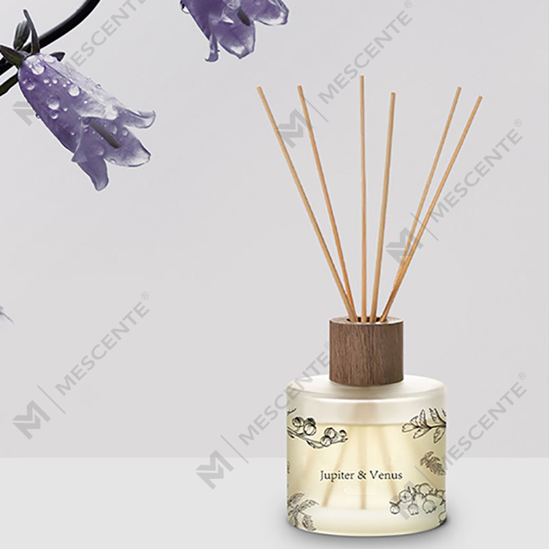 M&Scent veleprodajni luksuzni prilagođeni ukrasni jantarni staklo bez vatre Jedinstveni prozirni raspršivač cvjetne arome od trske