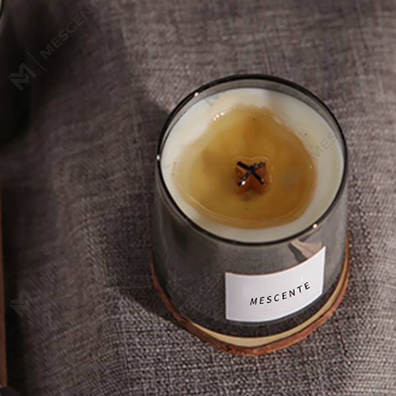 M&Scent luksuzne staklene posude kristalni drveni fitilji mirisna svijeća od sojinog voska, svadbene svijeće