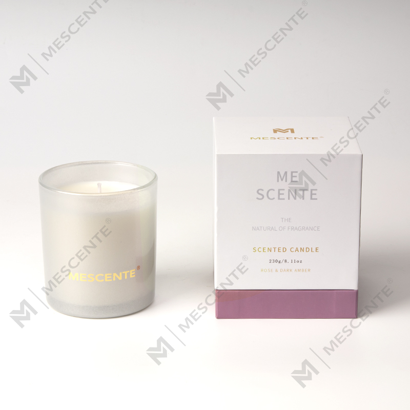 M&Scent Private Label božićne crne staklenke za svijeće Mirisne mirisne svijeće za aromaterapiju