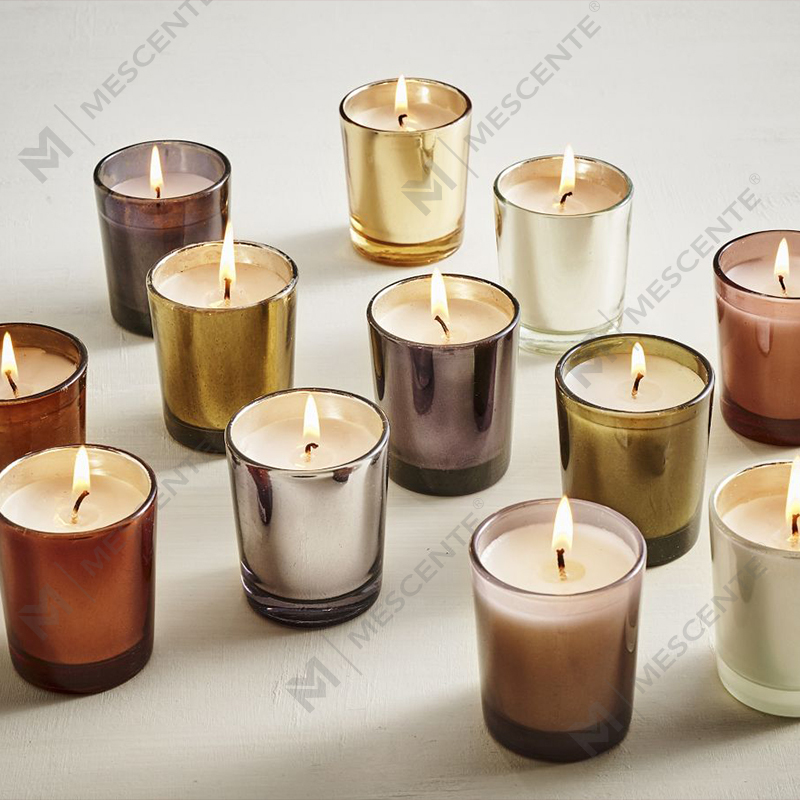 M&Scent luksuzne božićne mirisne staklenke za dom s mirisom božićnih svijeća od sojinog voska s poklopcem