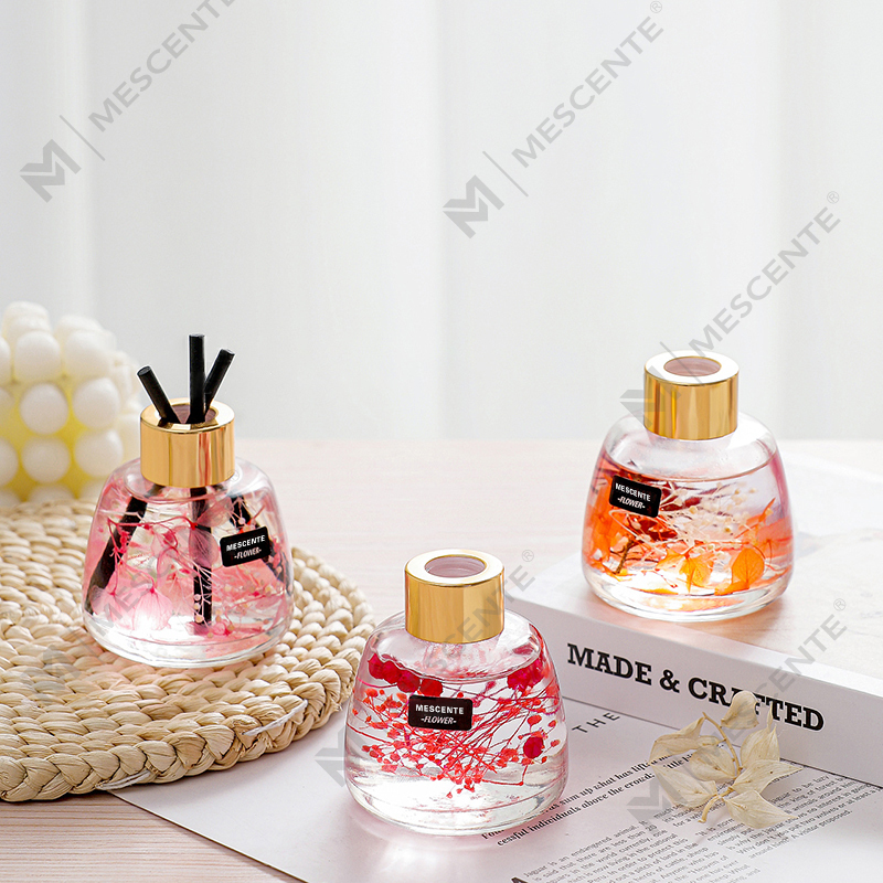Mini bijela bočica Cvjetni parfem Aroma Reed Diffuser Oil, Fragrance Thailand Reed Difuzor Poklon set