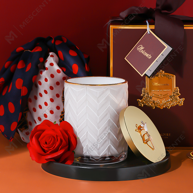 M&Scent Veleprodaja Custom Private Label spremnika Aromaterapija Mirisni miris Aroma sojine svijeće s kristalima