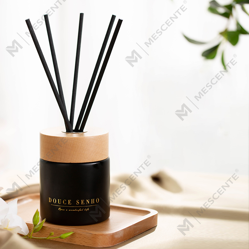 M&Scent crna bočica parfema Aroma Reed difuzor ulje, miris Thailand Reed difuzori poklon set
