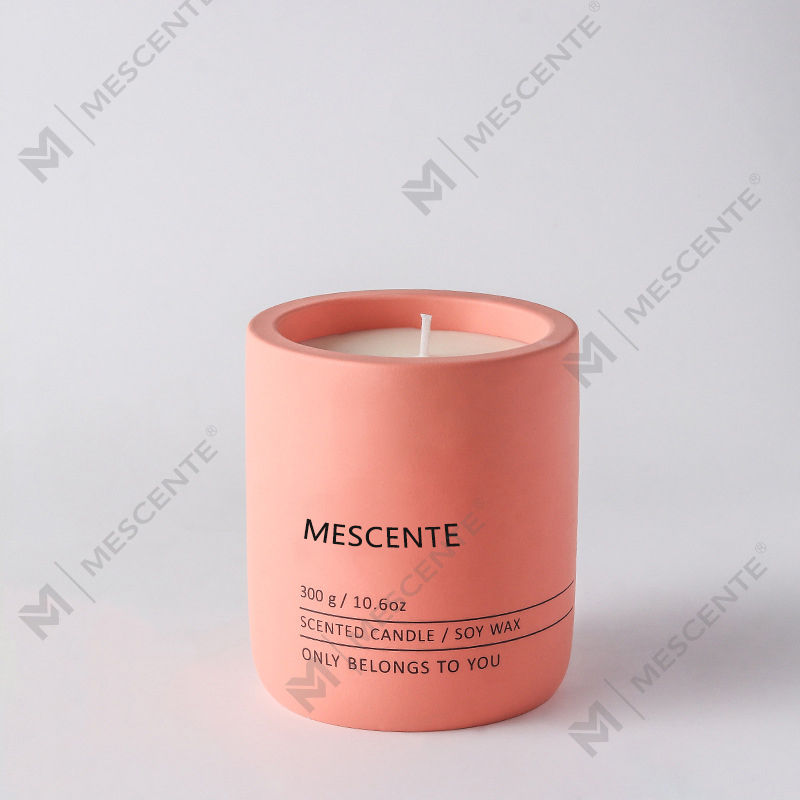 M&Scent prilagođena dekorativna luksuzna masažna svijeća od sojinog voska s mirisom Woodwick kristalne keramike privatne marke