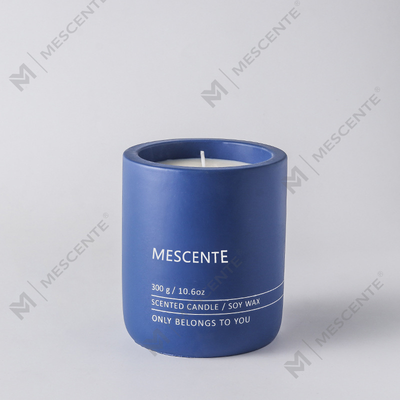 M&Scent prilagođena dekorativna luksuzna masažna svijeća od sojinog voska s mirisom Woodwick kristalne keramike privatne marke