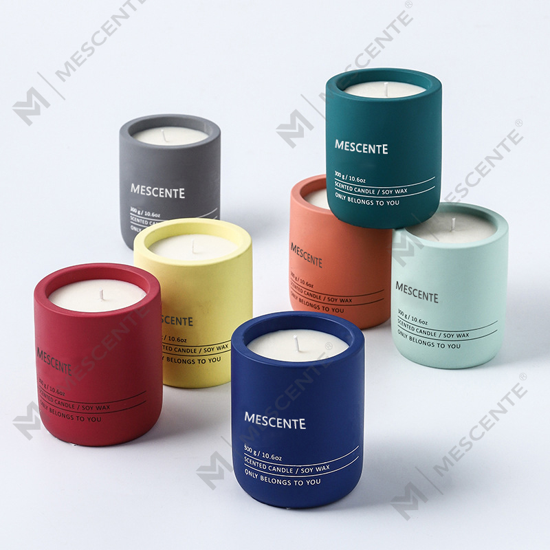M&Scent prilagođena dekorativna luksuzna masažna svijeća od sojinog voska s mirisom Woodwick kristalne keramike privatne marke