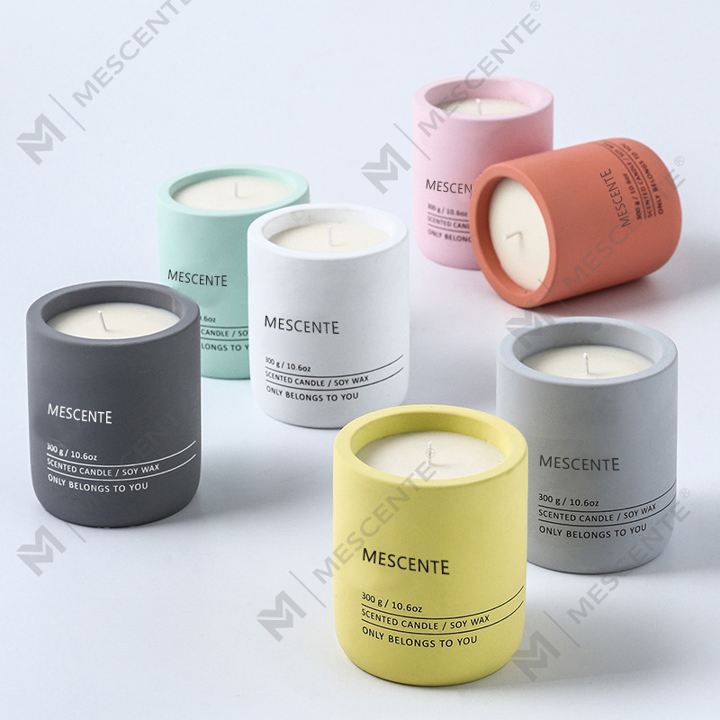 M&Scent prilagođena dekorativna luksuzna masažna svijeća od sojinog voska s mirisom Woodwick kristalne keramike privatne marke