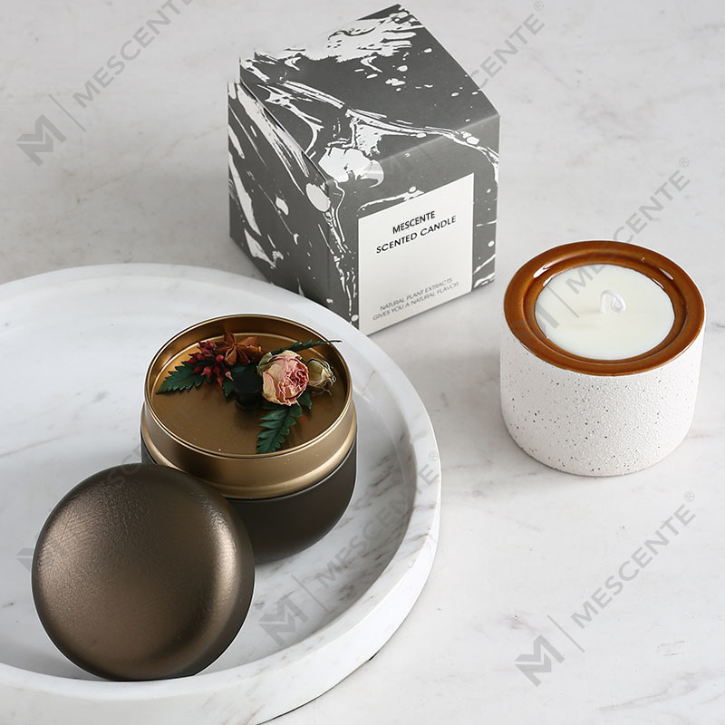 M&Scent prilagođena ukrasna luksuzna svijeća privatne marke Woodwick s mirisom sojinog voska