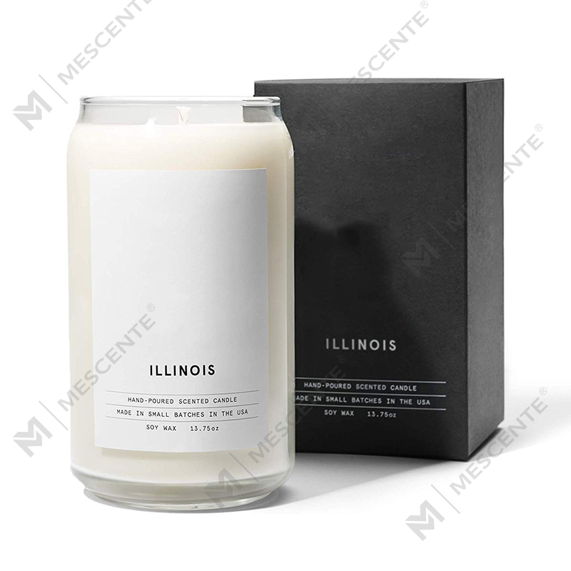 M&Scent organske prilagođene keramičke Milky Woodwick svijeće, posuda za svijeće