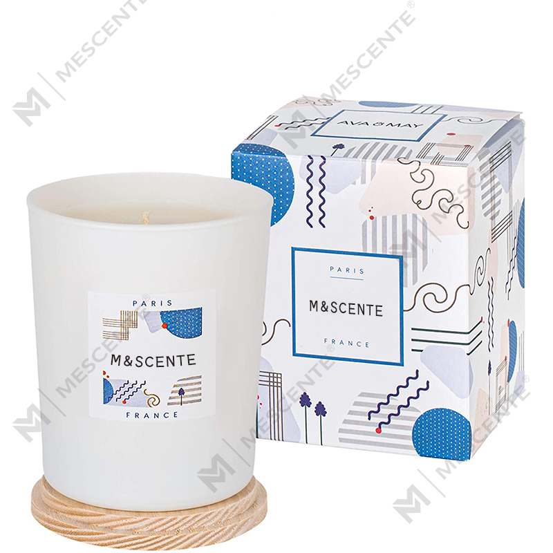 M&Scent prilagođene privatne robne marke izradile su elegantne svijeće od sojinog voska s mirisom u boji