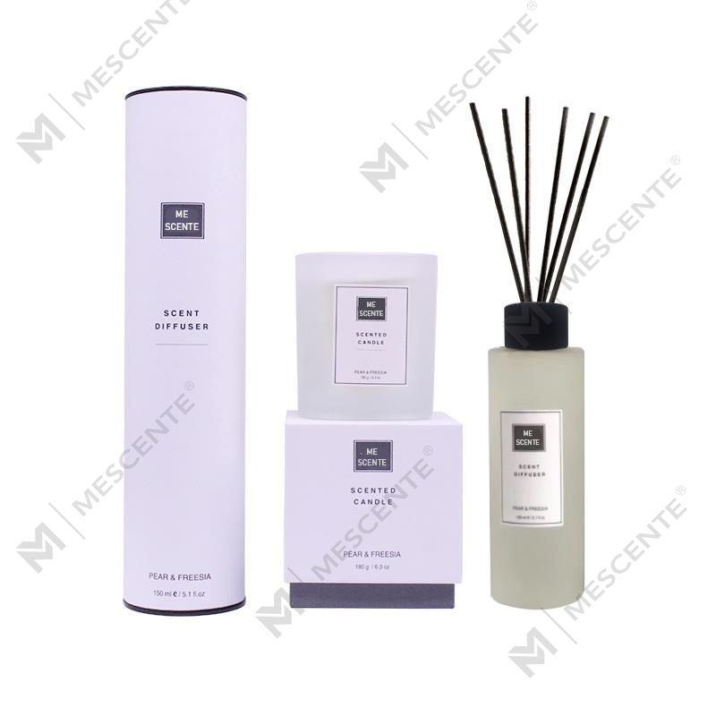 Poklon set mirisne trske za dom od 150 ml s mirisnom svijećom A99189