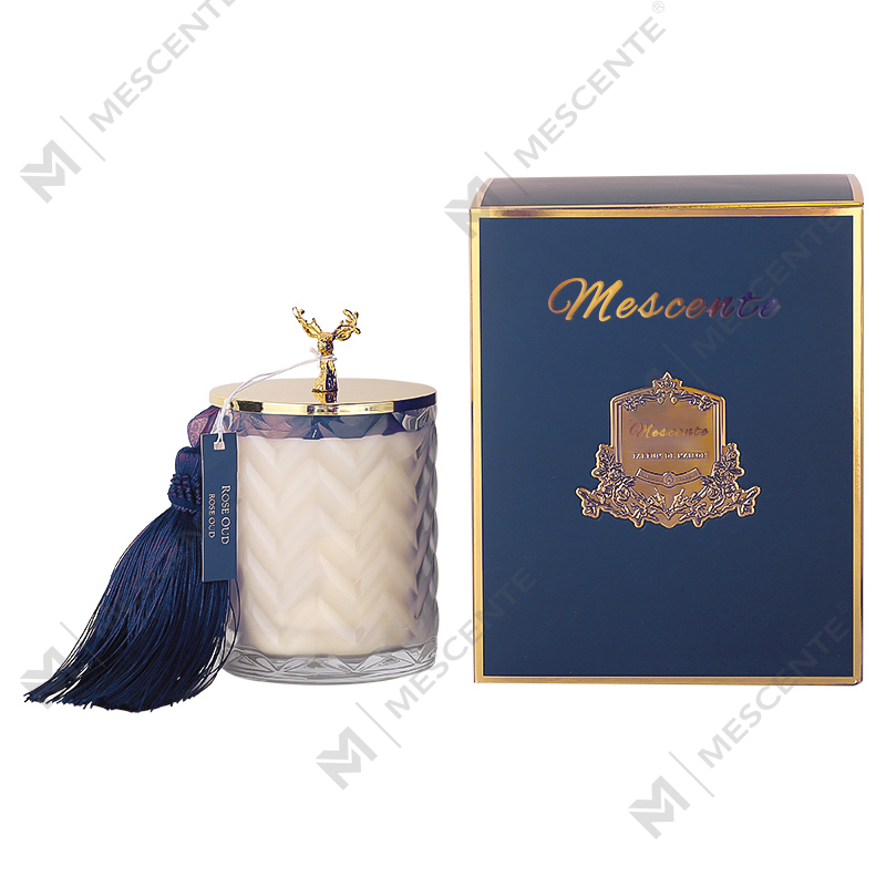 M&Scent Veleprodaja Custom Private Label spremnika Aromaterapija Mirisni miris Aroma sojine svijeće s kristalima