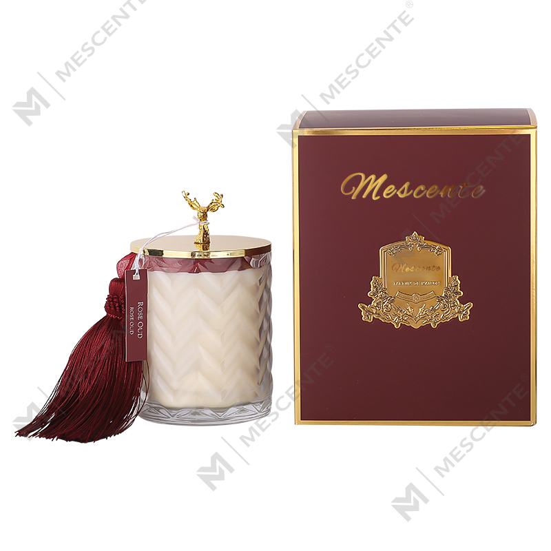 M&Scent Veleprodaja Custom Private Label spremnika Aromaterapija Mirisni miris Aroma sojine svijeće s kristalima
