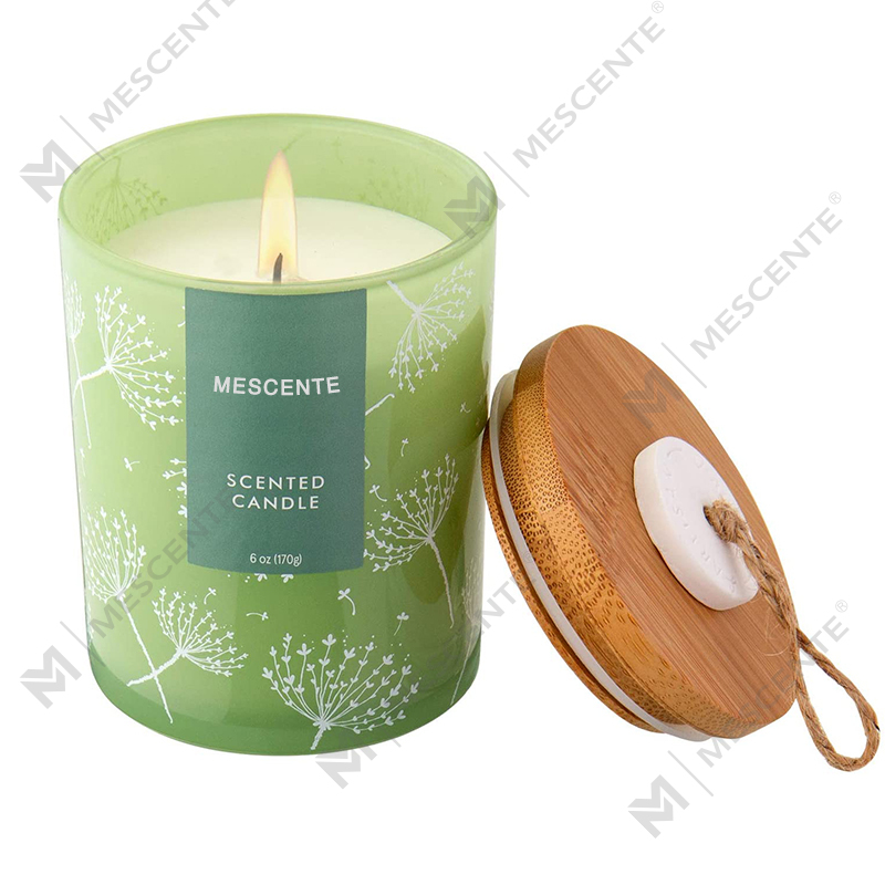 M&S miris Custom Shaped Logo Print Sample Aromatherapy Mirisne svijeće, mirisne svijeće sa suhim cvijećem