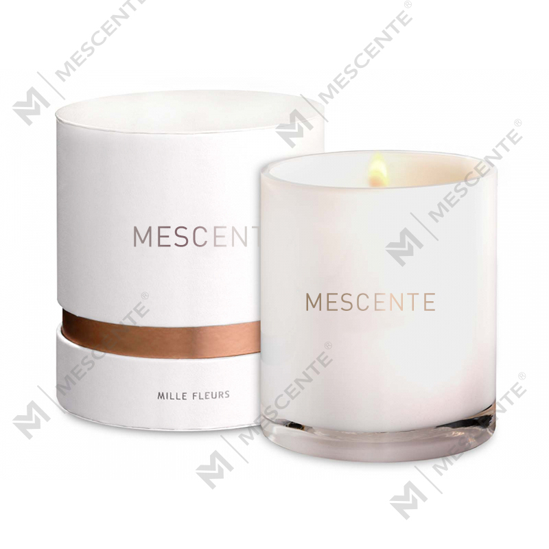 M&S cent Custom Luxury Matte Glass Wick mirisna svijeća 100 sati, mirisne svijeće privatne marke