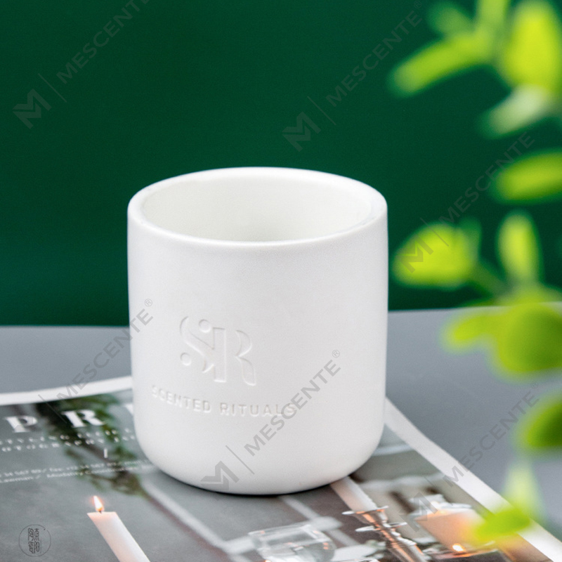 M&S miris Custom Logo Jeftine keramičke staklenke s drvenim poklopcima Svijeće, Luksuzne svijeće od kokosovog voska