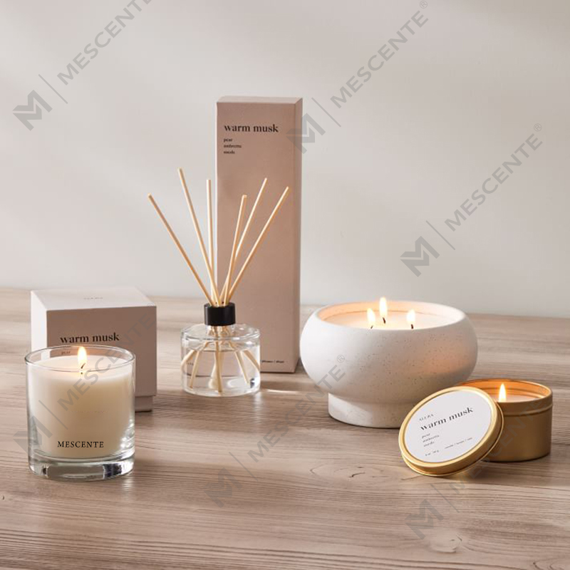 M&Scent prilagođeni luksuzni raspršivač cvjetne trske privatne robne marke s kutijom