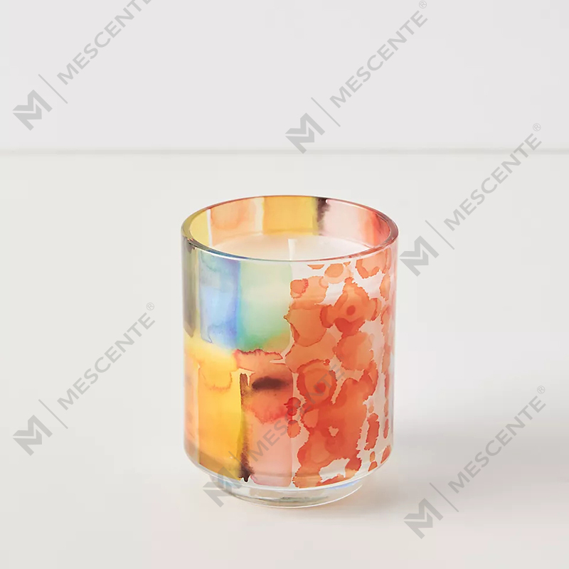M&Scent Luksuzna prilagođena dekoracija Private Label 3 Wick A Sunday Painter Glass Crystal Mirisne svijeće od sojinog voska