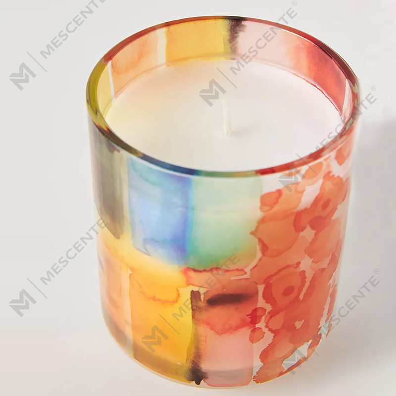M&Scent Luksuzna prilagođena dekoracija Private Label 3 Wick A Sunday Painter Glass Crystal Mirisne svijeće od sojinog voska
