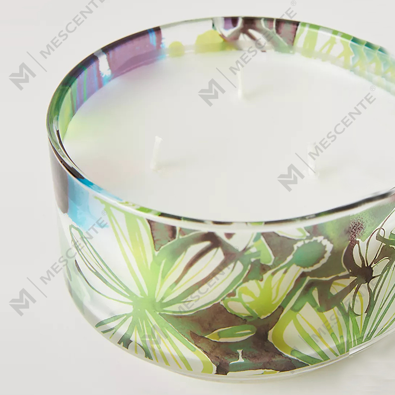 M&Scent Luksuzna prilagođena dekoracija Private Label 3 Wick A Sunday Painter Glass Crystal Mirisne svijeće od sojinog voska