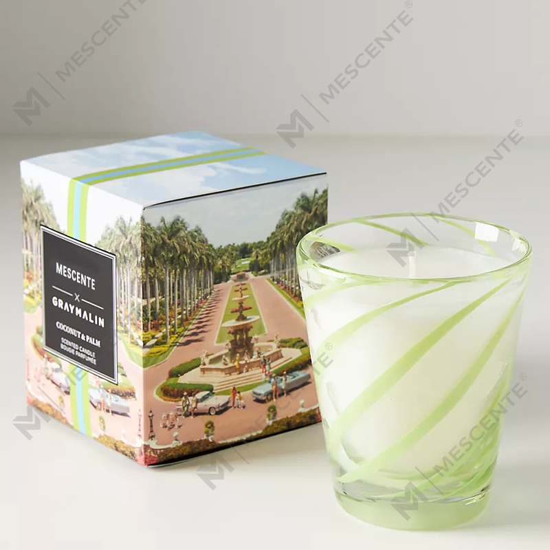 M&Scent luksuzne mirisne svijeće s bijelim sojinim voskom s personaliziranim logotipom