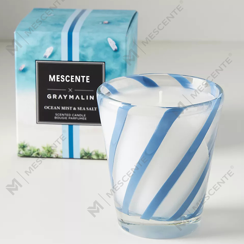 M&Scent luksuzne mirisne svijeće s bijelim sojinim voskom s personaliziranim logotipom